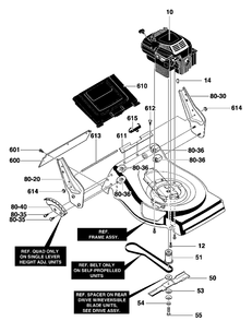 Part Location Diagram of 712508 Murray OWNER'S MANUAL